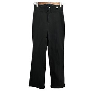 Nils Sportswear Ski Pant 4 Black Entrant Stretch Fleece Lined Slim Winter Slalom